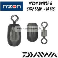 Daiwa N'Zon Feeder Swivel & Stop Bead 08-As 10Db (13317-008)