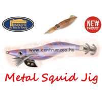  Lineaeffe Super Attractive Metal Squid Jig Colab-6 Tengeri Műcsali 7,5Cm (5079622) -Lila Csíkos