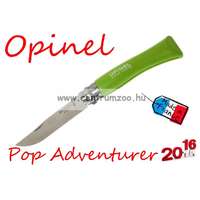  Opinel Pop & Fuchsia Adventurer Zsebkés 8Cm Pengehosszal (001425) - Green Apple