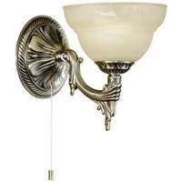 Eglo Fali lámpa E14 1x40W bronz/pezsgőüveg Marbella 85859
