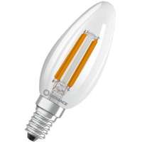 Ledvance LED gyertya izzó E14 Meleg Fehér 2700K 2.5W 470lm LED CLASSIC B ENERGY EFFICIENCY B S Nem Szabályozható