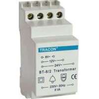 Tracon Electric Biztonsági (csengő) transzformátor 230V / 4-8-12V AC, max.8 VA