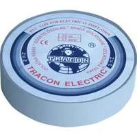 Tracon Electric Szigetelőszalag, szürke 10m×15mm, PVC, 0-90°C, 40kV/mm
