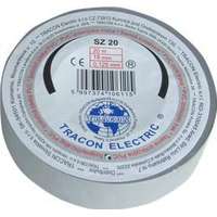 Tracon Electric Szigetelőszalag, szürke 20m×18mm, PVC, 0-90°C, 40kV/mm