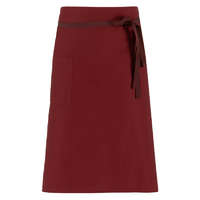 Giblor's MATERA - BORDÓ SZÍNŰ derekas kötény zsebbel