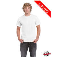 Gildan GILDAN - fehér környakú póló