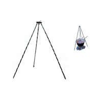 Muta Bogrács állvány tömör fekete 1m