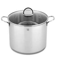 Carl Schmidt Sohn KOCH SYSTEME TRIER rozsdamentes fazék üveg fedővel 32 cm , 22L