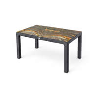 Rattan asztal antracit színben 150×90 cm