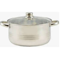 Perfect Home Perfect Home Rozsdamentes lábas üveg fedővel 24x12cm 5,5L