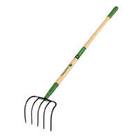 John Deere JOHN DEERE CU-PO-JD 5 fogú kultivátor, talajlazító 135 cm-es prémium keményfa nyéllel, gumírozott ma