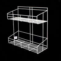 Fém 2 emeletes fali polc