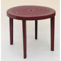 Laura kerek asztal 90 cm bordó