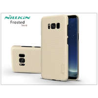  Samsung G955F Galaxy S8 Plus hátlap képernyővédő fóliával - Nillkin Frosted Shield - gold
