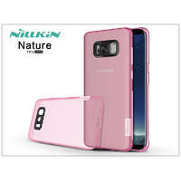  Samsung G955F Galaxy S8 Plus szilikon hátlap - Nillkin Nature - pink