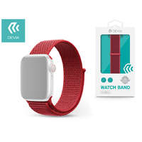  Apple Watch lyukacsos sport szíj - Devia Deluxe Series Sport3 Band - 38/40 mm - red