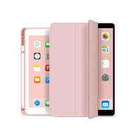  Apple iPad Air 4 (2020)/iPad Air 5 (2022) 10.9 védőtok (Smart Case) on/off funkcióval, Apple Pencil tartóval - pink (ECO csomagolás)