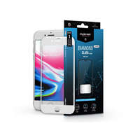  Apple iPhone 7 Plus/8 Plus edzett üveg képernyővédő fólia - MyScreen Protector Diamond Glass Lite Edge2.5D Full Glue - white