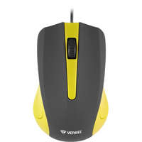 YENKEE USB wired mouse, 3 buttons, rubberized surface