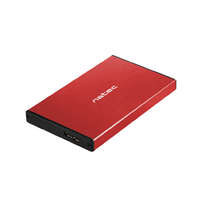 NATEC NATEC Rhino GO HDD/SSD ház Vörös 2.5"