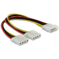 DeLOCK DeLOCK Y-Cable Power > 2x 4pin Molex 0,11 M