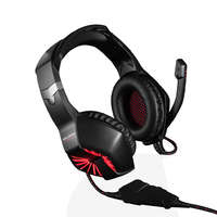 Modecom Modecom VOLCANO MC-839 SWORD Headset Vezetékes Fejpánt Játék Fekete
