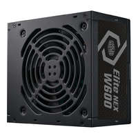 Cooler Master Cooler Master Elite NEX White 600 600 W 24-pin ATX ATX Fekete