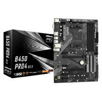 Asrock Asrock B450 Pro4 R2.0 AMD B450 AM4 foglalat ATX