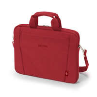 DICOTA DICOTA Eco Slim Case BASE 35,8 cm (14.1") Aktatáska Vörös