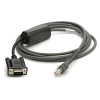 Zebra Zebra CBA-R10-S07ZBR soros kábel Fekete 2,13 M DB9 RJ-45