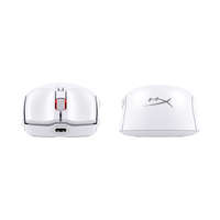 HyperX HyperX Pulsefire Haste 2 Mini Wireless White Gaming Mouse egér Játék Kétkezes RF Wireless + Bluetooth + USB Type-A Optikai 26000 DPI