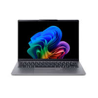Acer Acer Swift Go 14 AI SFG14-64-R4DG AMD Ryzen AI 7 PRO 350 35,6 cm (14") WUXGA 32 GB LPDDR5x-SDRAM 1 TB SSD Wi-Fi 7 (802.11be) Windows 11 Home Német Ezüst