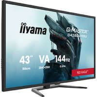 iiyama iiyama G-MASTER G4380UHSU-B2 108 cm (42.5") 3840 x 2160 pixelek 4K Ultra HD LED Fekete