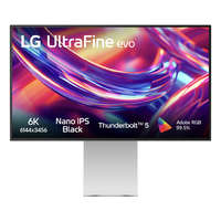 LG LG 32U990A-S 81,3 cm (32") 6144 x 3456 pixelek 6K Ultra HD LCD Szürke