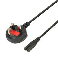 IBOX iBOX Euro 2-PIN Power Cable Audio-RTV VDE 1.8m UK Plug