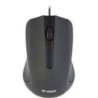 YENKEE USB wired mouse, 3 buttons, rubberized surface, 1000DPI