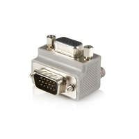 StarTech.com StarTech.com Right Angle VGA / VGA Cable Adapter Type 1 - M/F DB15 Szürke