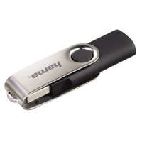 Hama Hama 8GB Rotate USB flash meghajtó USB A típus 2.0 Fekete, Ezüst