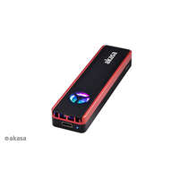 Akasa Akasa AK-ENU3M2-06 tárolóegység burkolat Külső SSD ház Fekete M.2
