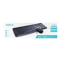 GENIUS IMICE Vezeték Nélküli Billentyűzet + egér AN-100, USB fekete