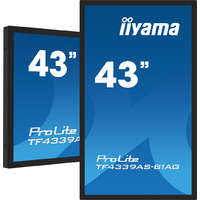 iiyama iiyama TF4339AS-B1AG 108 cm (42.5") LED 500 cd/m2 4K Ultra HD Fekete Érintőképernyő Beépített processzor Android 24/7