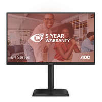 AOC AOC E4 24E4CV 60,5 cm (23.8") 1920 x 1080 pixelek Full HD LED Fekete
