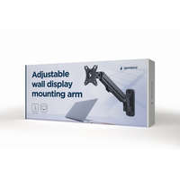 Gembird Gembird MA-WA1-01 asztali TV konzol 68,6 cm (27") Fali Fekete
