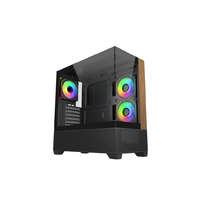 Cooler Master Cooler Master Elite 690 Wood Midi Tower Fekete