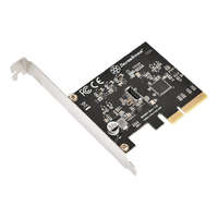 Silverstone Silverstone SST-ECU07 USB-Adapterkarte, PCIe 3.0, 1x USB-C 3.2 intern - Low Profile