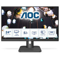 AOC AOC E1 24E1Q 60,5 cm (23.8") 1920 x 1080 pixelek Full HD LED Fekete