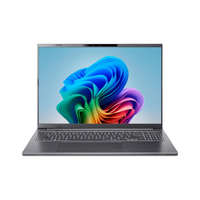 Acer Acer Aspire 16 AI NX.JLNEG.009 netbook Copilot+ PC Snapdragon X1-26-100 Laptop 40,6 cm (16") WUXGA 16 GB LPDDR5x-SDRAM 512 GB SSD Wi-Fi 7 (802.11be) Windows 11 Home Német Szürke