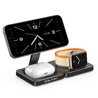 Blavec Blavec Charging Station MagSafe vezeték nélküli töltő mobil / AirPods / Apple Watch 15W, fekete