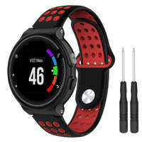 BSTRAP BStrap Silicone Sport szíj Garmin Forerunner 235, black/red