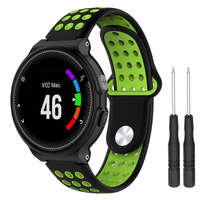 BSTRAP BStrap Silicone Sport szíj Garmin Forerunner 235, black/green